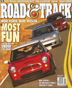 ROAD & TRACK 2003 JAN - CAYENNE, KAIRA WRX, MOSLER